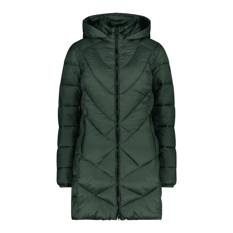 WOMAN PARKA SNAPS HOOD
